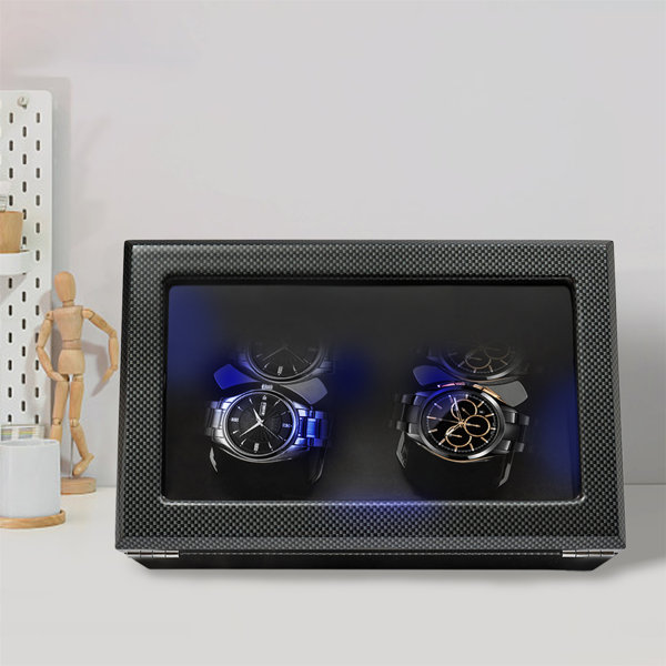 Watch box with outlet led light